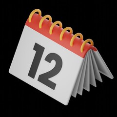 Isometric Icon calendar