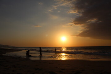 atardecer