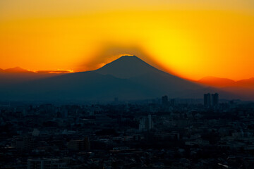 Foto Auf Gartenposter 富士山の尾根に架かる夕日 山頂に架かるダイヤモンド富士から2 3日後に見られます 日をボールに例え転がるように見てゴロゴロ富士と呼ばれます およそ90kmの距離 Fotos4art De Foto Auf Gartenposter 富士山の尾根に架かる夕日 山頂に架かるダイヤモンド富士から2 3日後に見られます 日をボールに例え転がるように見てゴロゴロ富士と呼ばれます およそ90kmの距離 Fotos4art De