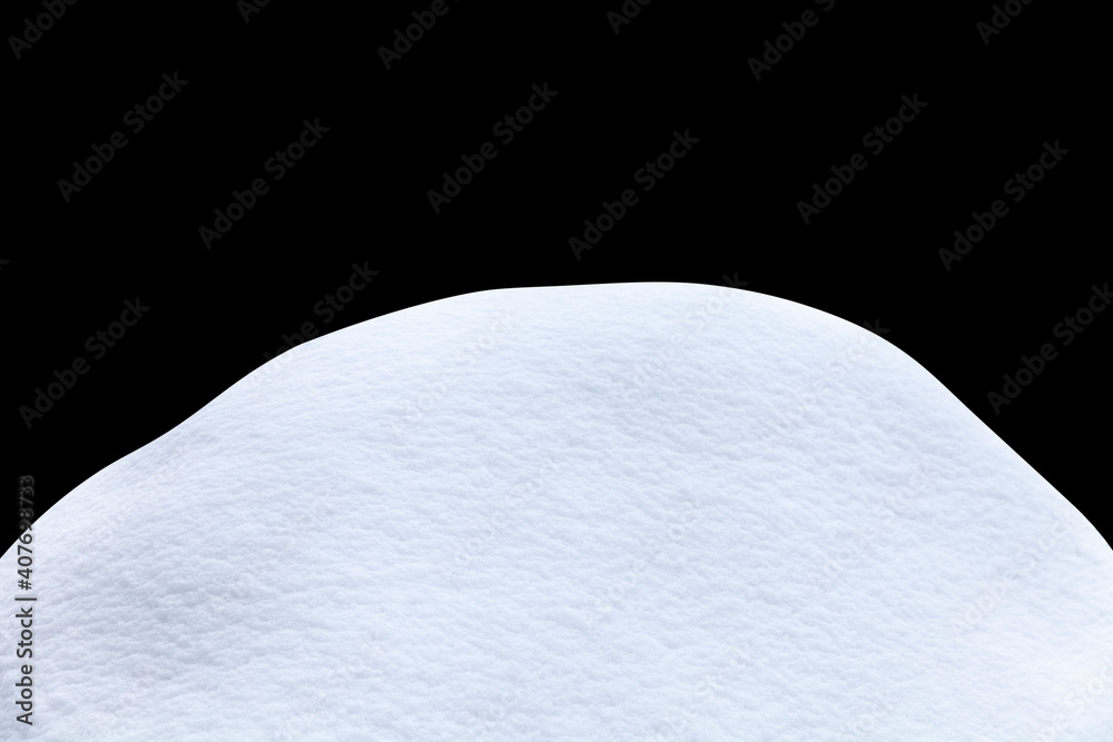 Poster snowdrift isolated on white background. element for design