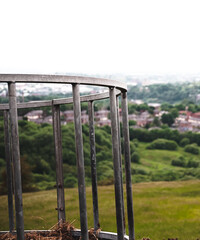 Rural landscape in Greater Manchester, UK.