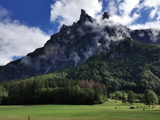swiss mountain landscape