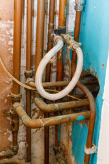 Old pipework that needs to be replaced