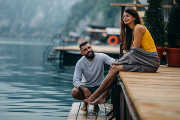 The perfect romantic backdrop, courtesy of nature