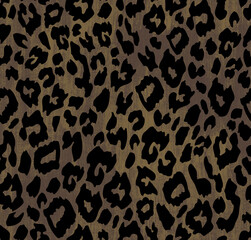 Seamless degrade leopard pattern, animal print.