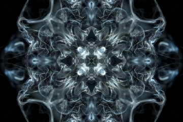 Kaleidoscopic background with space