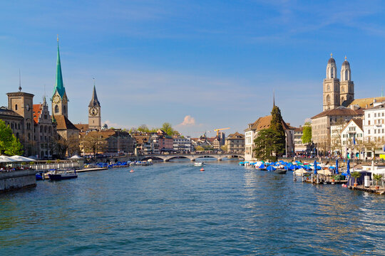 Blick auf Z&uuml;rich, Schweiz