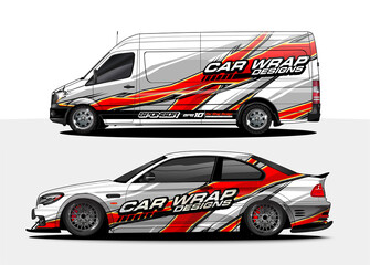 car graphic background vector. abstract race style livery design for vehicle vinyl sticker wrap 
