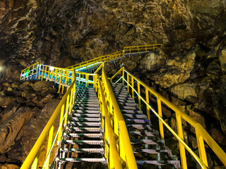 Ialomita Cave , Bucegi National Park , moroeni , romania 