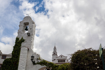 The hill of Monserrate is the best known of the eastern hills of Bogota.