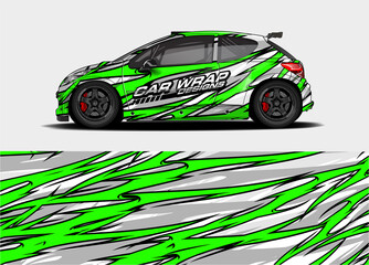 car graphic background vector. abstract race style livery design for vehicle vinyl sticker wrap 
