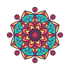 Ornamental mandala design
