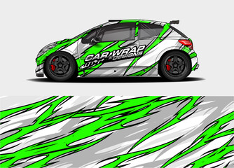 car graphic background vector. abstract race style livery design for vehicle vinyl sticker wrap 
