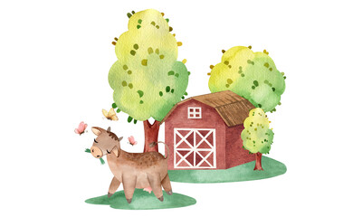 WATERPROOF PATTERN SET FOR PETS ON THE FARM © Elena