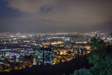 Fototapeta na wymiar Panoramic view of Bogota