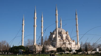 Fototapeta na wymiar sabanci central mosque