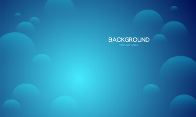 Abstract background vector illustration. Gradient blue with geometric shapes composition.