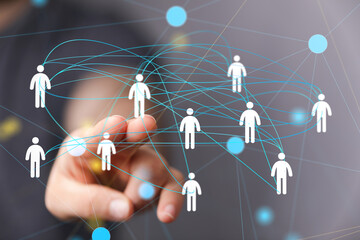 team hierarchy connection group digital