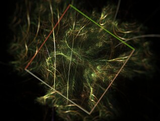 Imaginatory fractal background Image