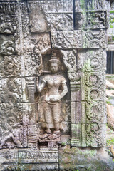  Та Prohm is the largest temple, it rains in the rainy season.(Cambodia, 04.10. 2019).