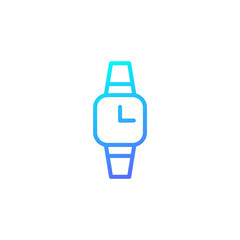 Watch icon with blue gradient style