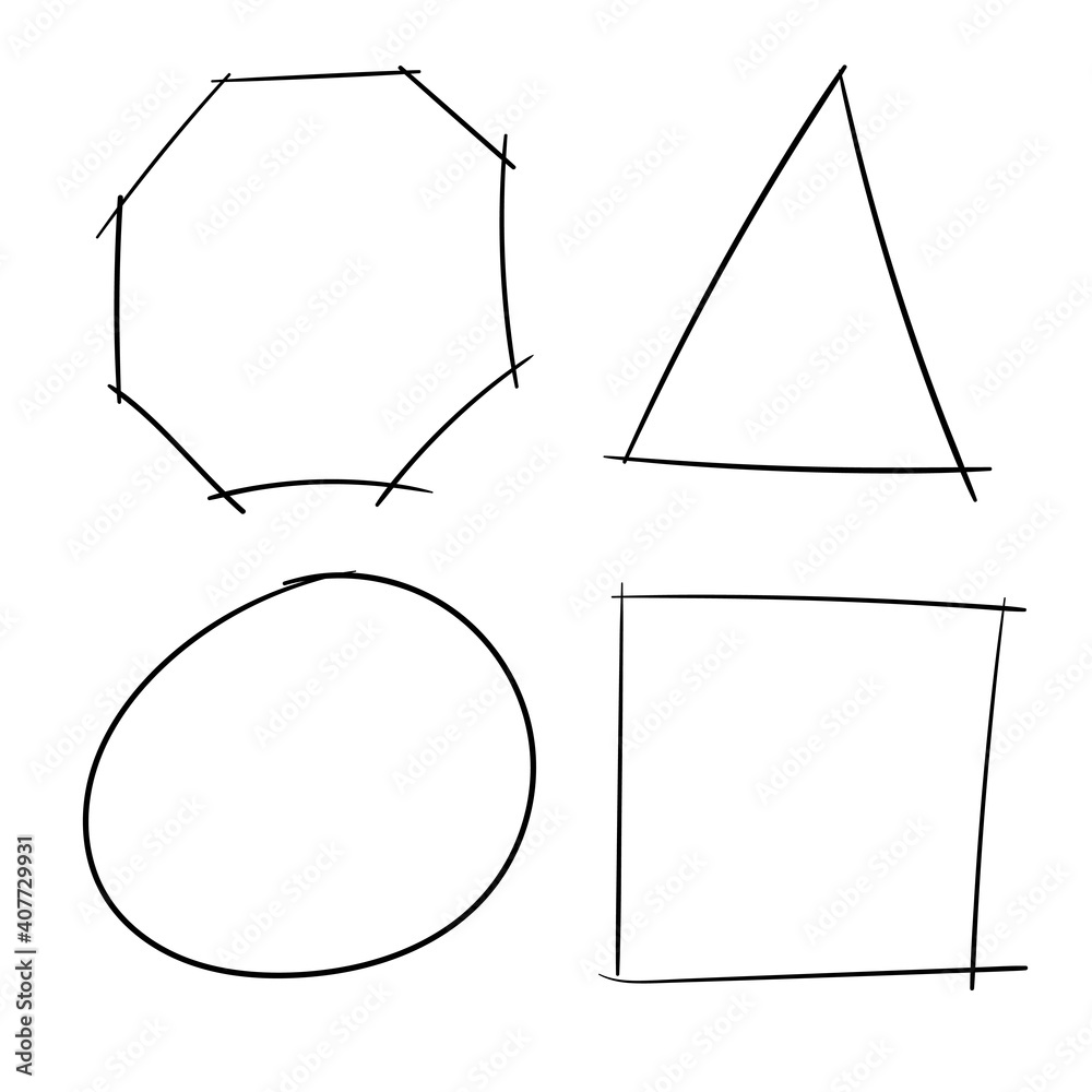 Poster Forms Set. Vector.
