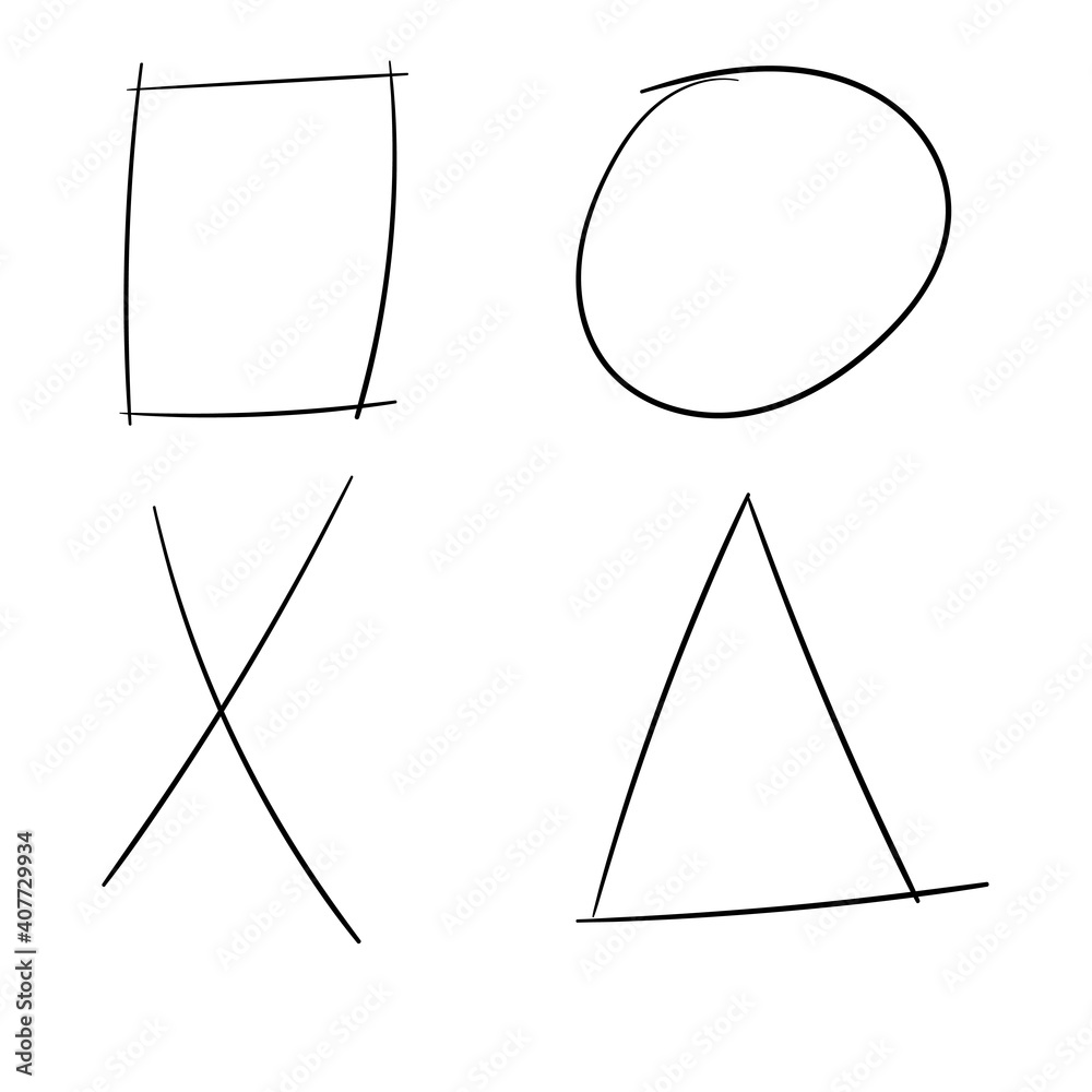 Poster forms set. vector.