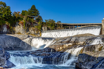 Obraz premium waterfall on the river