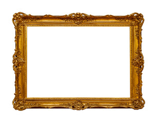 Vintage frame isolated on white background