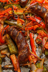 Sausage Peppers Onions Pan