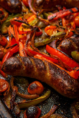 Sausage Peppers Onions Pan