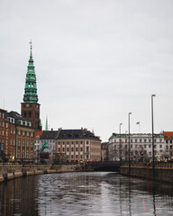 The streets of Copenhagen, Denmark