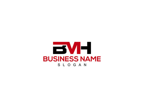 Letter BMH Logo Design For All Kind Of Use