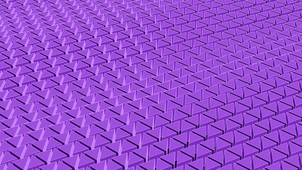 Abstract geometric purple 3d triangles background. Vector illustration.