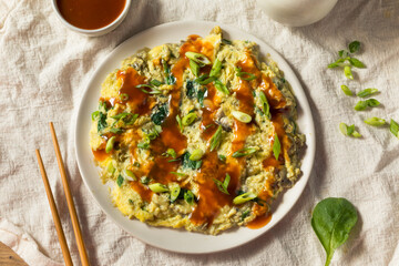 Homemade Asian Oyster Omelette