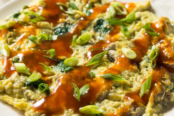 Homemade Asian Oyster Omelette