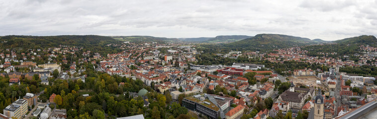 Fototapeta na wymiar Jena - Panorama