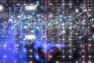 Telecommunication concept with abstract network structure