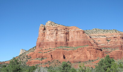 Fototapeta premium red rock mountains 