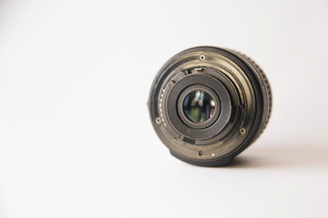 lens on a white background