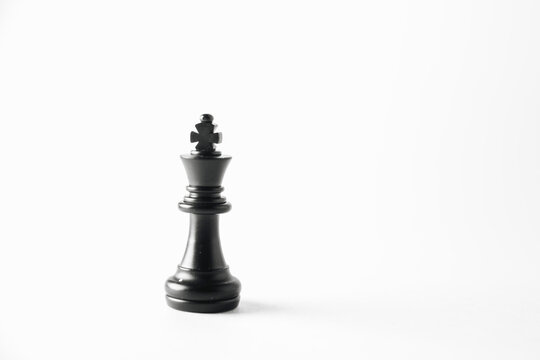 chess pieces on a white background