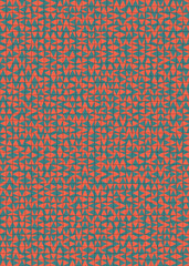 Abstract Geometric Pattern generative computational art illustration