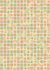 Abstract Geometric Pattern generative computational art illustration