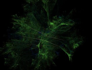 Imaginatory fractal background Image