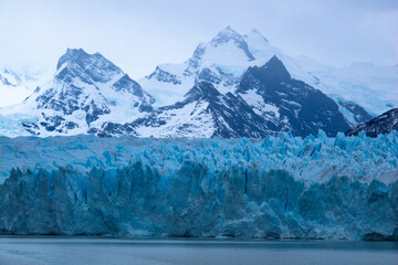 Fototapeta na wymiar Glacier view from patagonia of Argentina