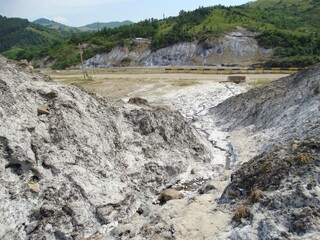 salt mountains in Romania, Lopatari, Salt plateau Meledic