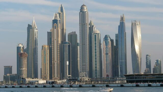 The Tallest Block, Residential Skyscrapers at JBR Dubai Marina. Static