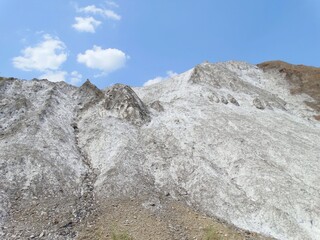 salt mountains in Romania, Lopatari, Salt plateau Meledic