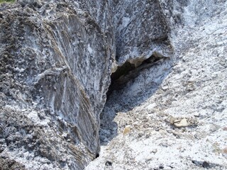 salt mountains in Romania, Lopatari, Salt plateau Meledic