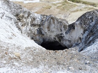 salt mountains in Romania, Lopatari, Salt plateau Meledic